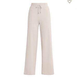 Women’s Vuori DreamKnit Halo Essentials Beige Wide-Leg Sweatpants Sz. XL